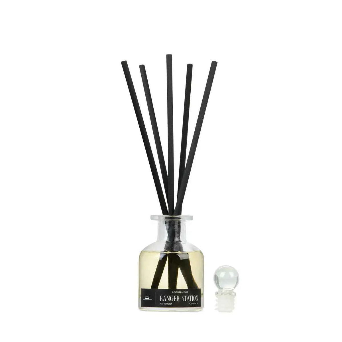 Leather + Pine Reed Diffuser : 4oz
