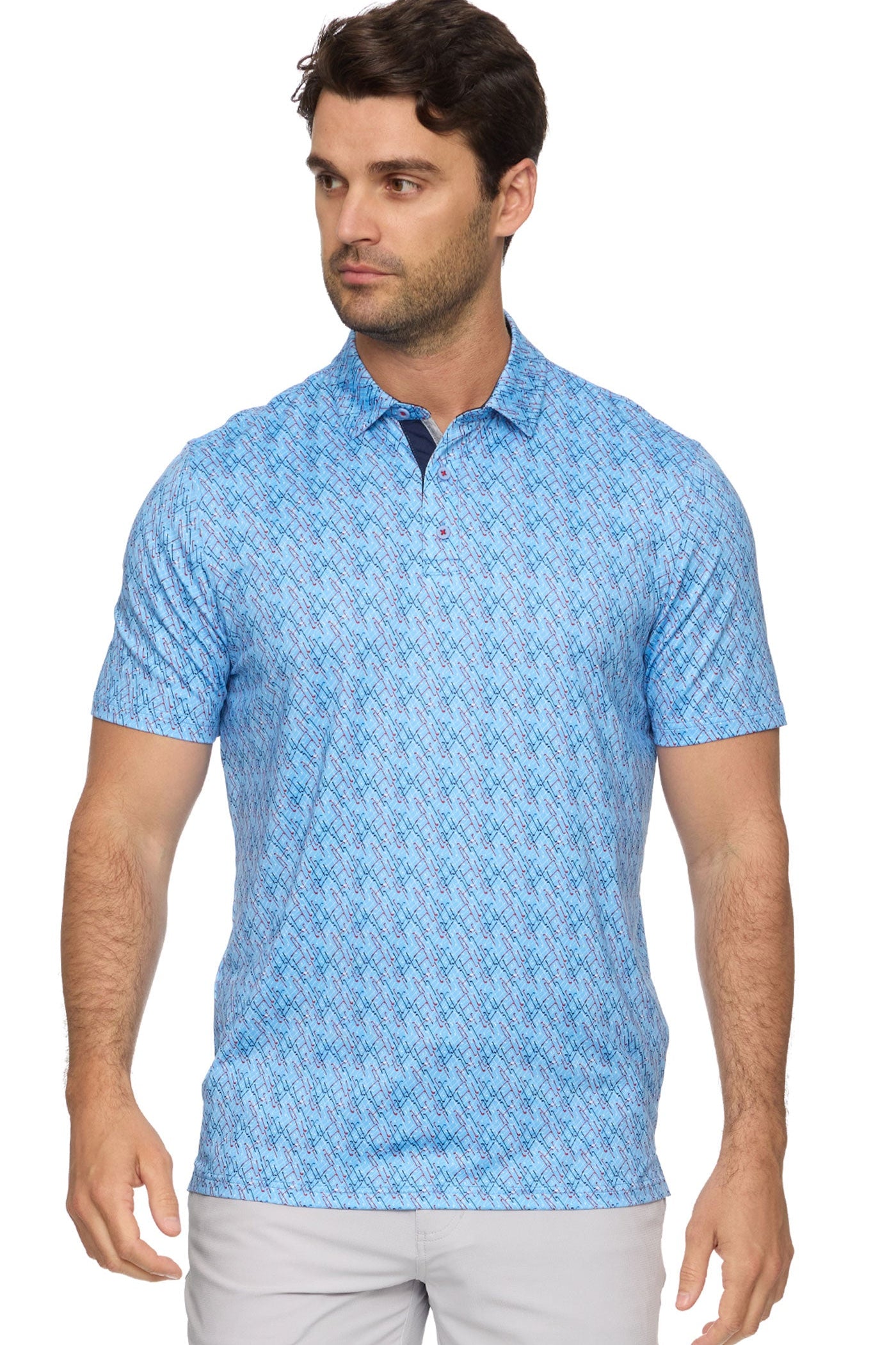 Flag and Anthem Dixon Performance Polo - Golf Club Print