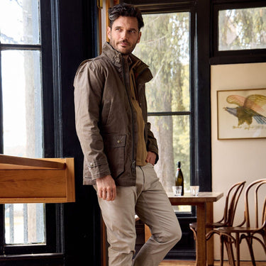 Tom Beckbe Tensaw Waxed Canvas Jacket - Tobacco