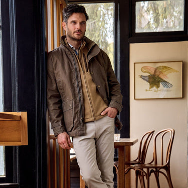 Tom Beckbe Tensaw Waxed Canvas Jacket - Tobacco