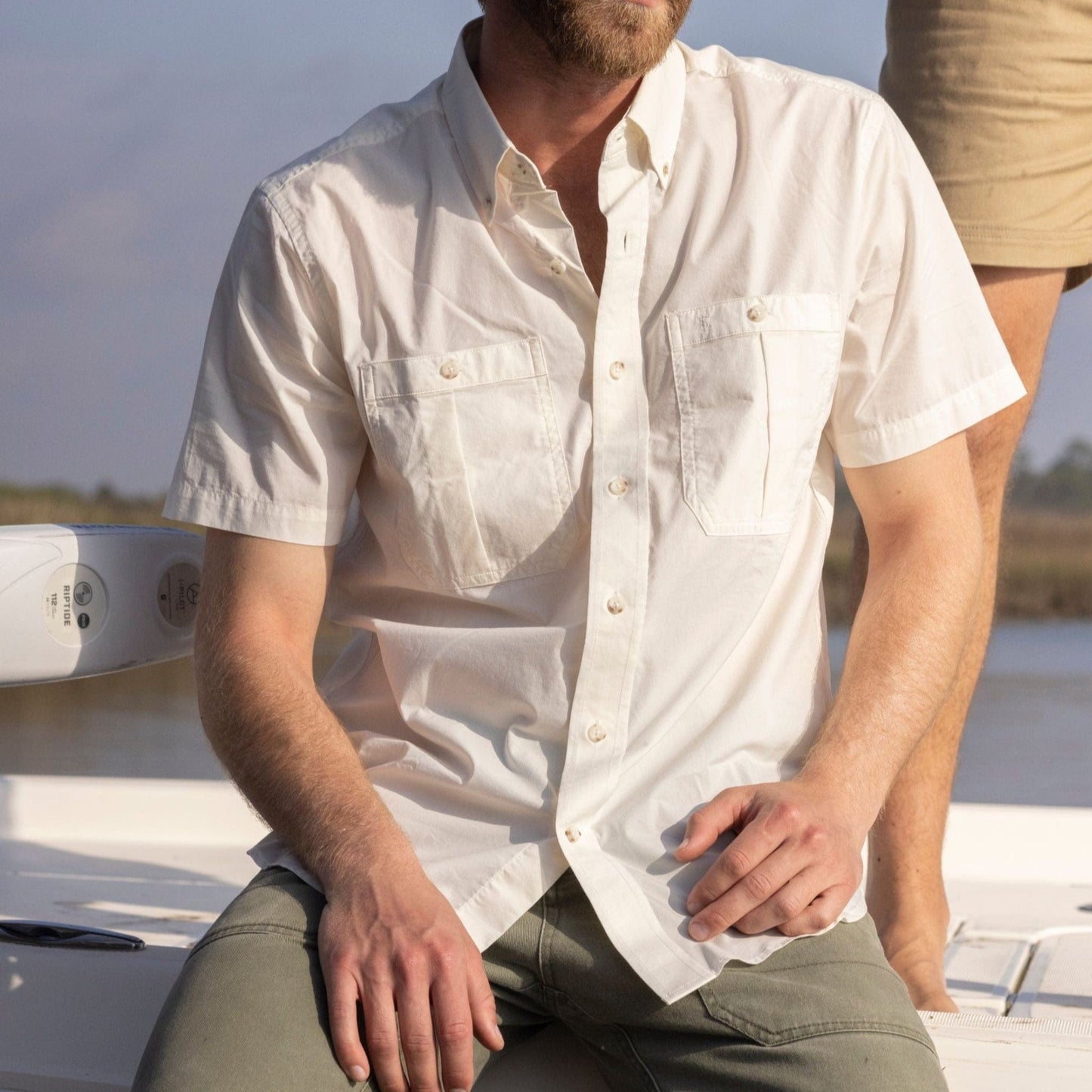 Tom Beckbe Tidewater Shirt- White