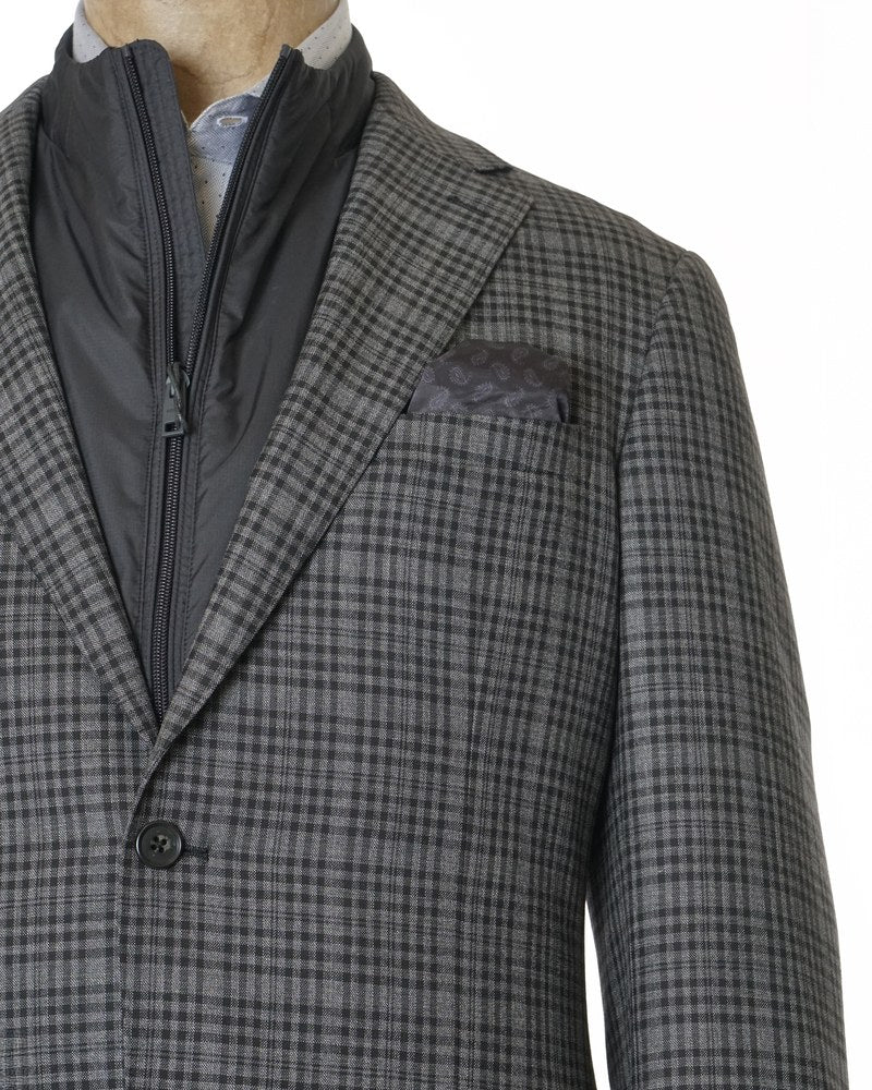 Giles & Jasper Collection | Grey Check Sport Coat | Grey
