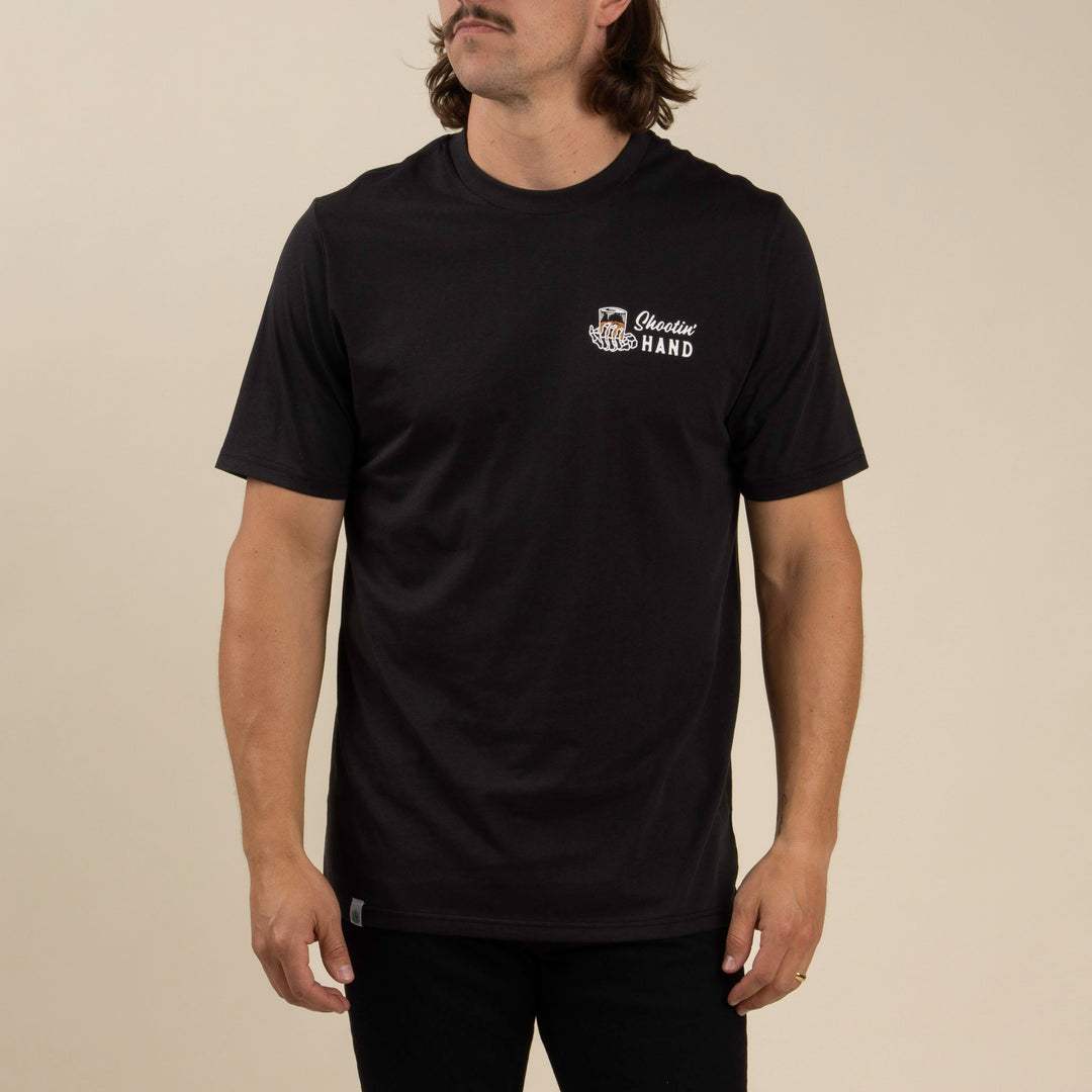 Sendero Shootin Hand T-Shirt - Black