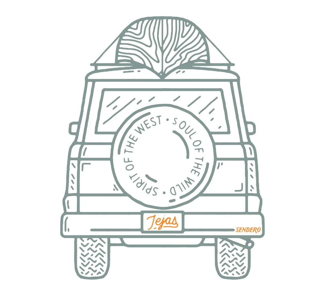 Sendero Adventure Bound Sticker