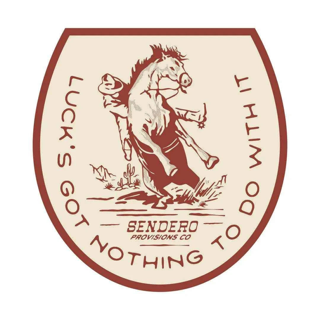 Sendero No Luck Sticker