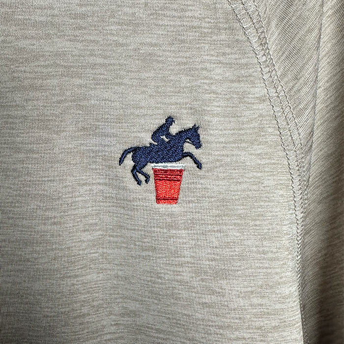 Unbridled Spirits Victory Performance Hoodie - Oatmeal Heather