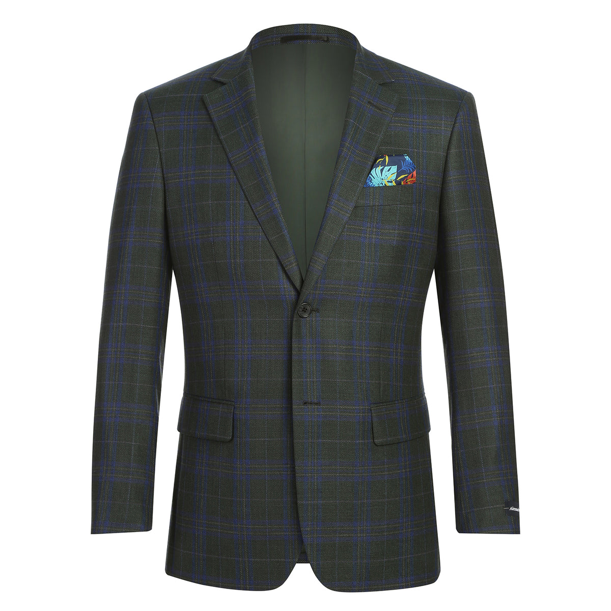 Alessandro Vitello | Slim Fit Sport Coat | Olive Blue