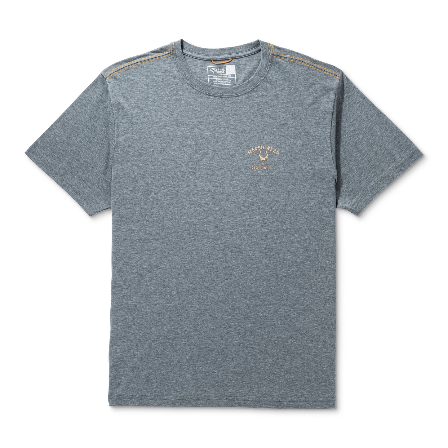 Marsh Wear | Spartina Tee | Steel Heather