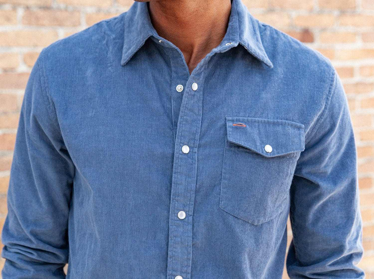 Criquet | Corduroy Peal Snap | Slate Blue