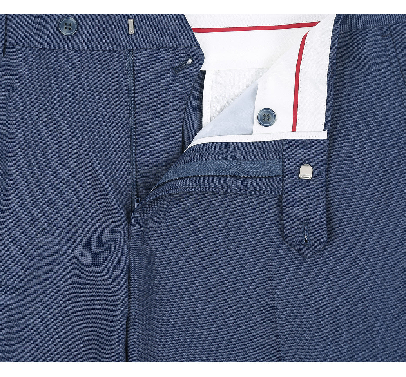 Classic Suit Notch Lapel & Flat Front Pant- Blue 2106-3