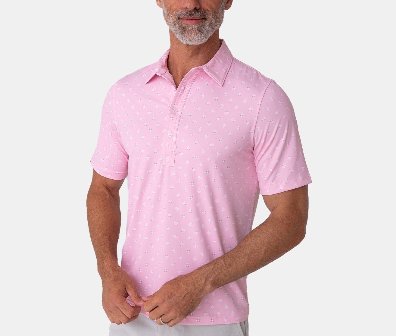 Criquet Performance Sport Range Polo - Saltillo Print