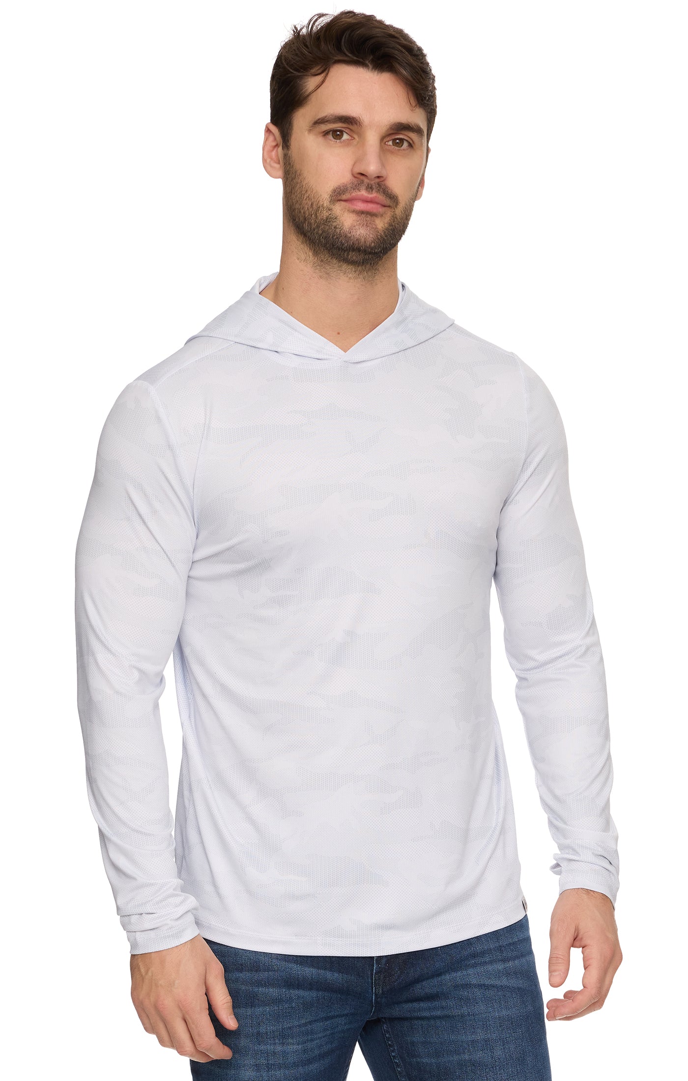 Flag and Anthem Victory Performance Hoodie - Light Grey Camo
