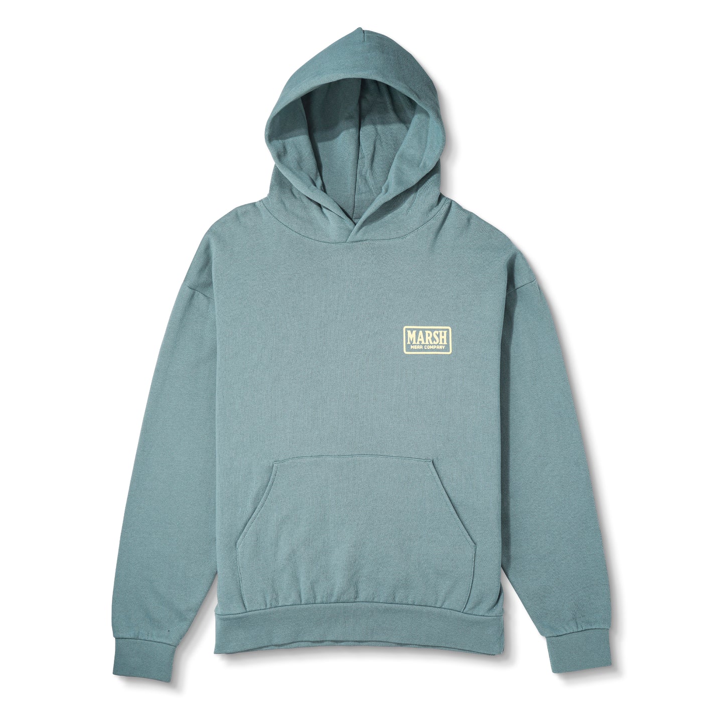 Marsh Badge Hoodie - Blue Shadow
