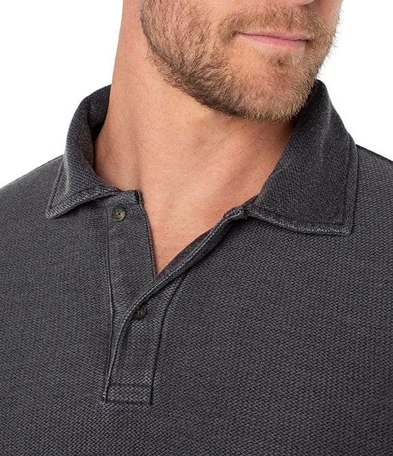 Liverpool Los Angeles Long Sleeve Polo - Black