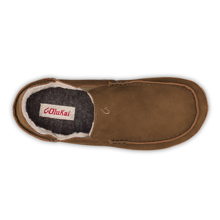 Olukai Moloā Leather Slipper - Kona Coffee