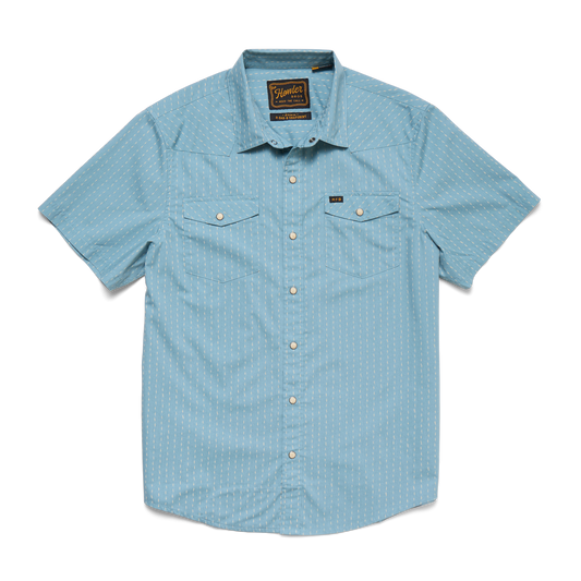Howler Bros H Bar B Power Line Snap Shirt - Smoke Blue
