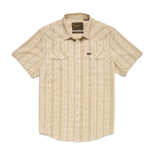 Howler Bros H Bar B Prairie Plaid Snap Shirt - Gold