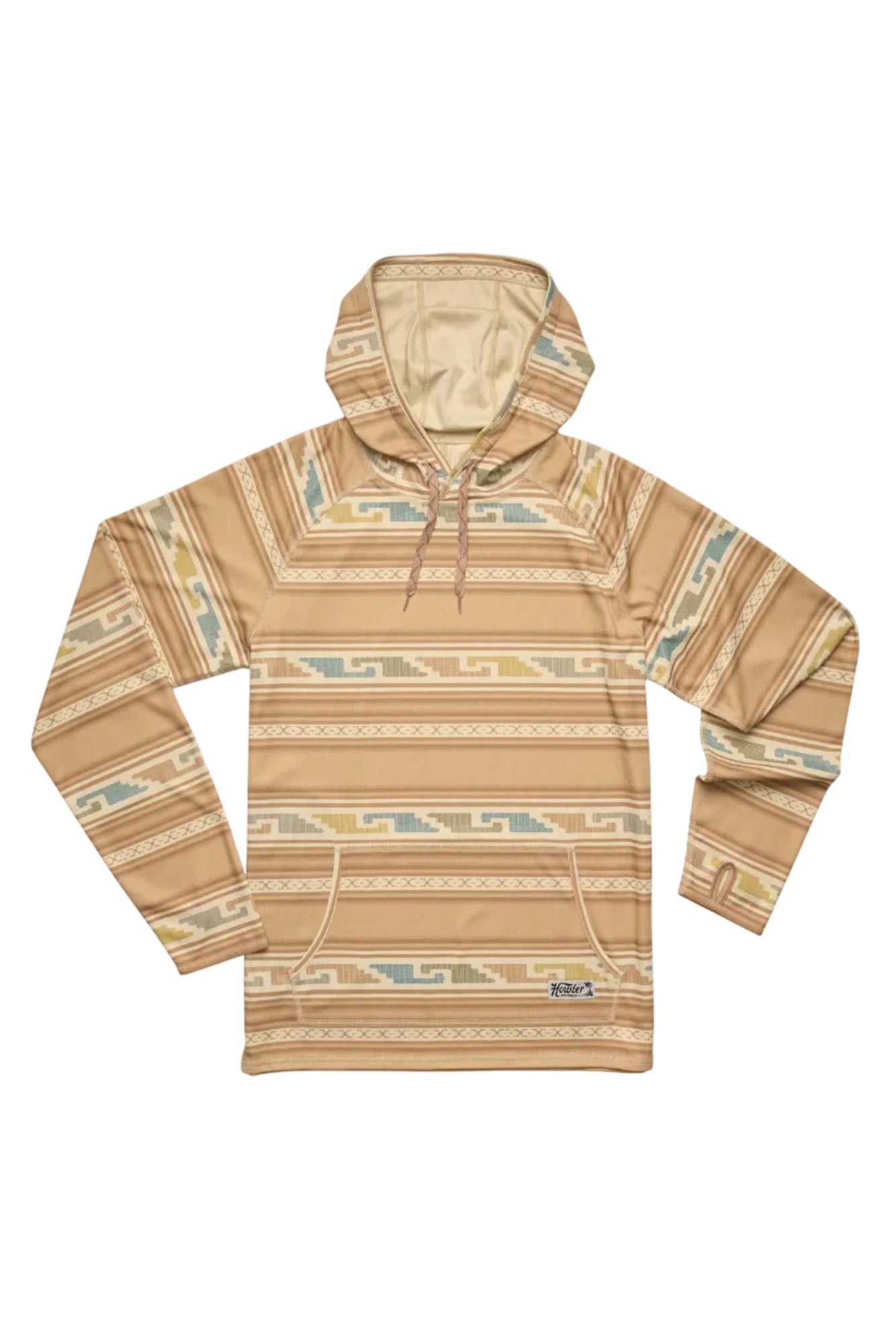 Howler Bros Loggerhead Hoodie Temple Tracks - Camel