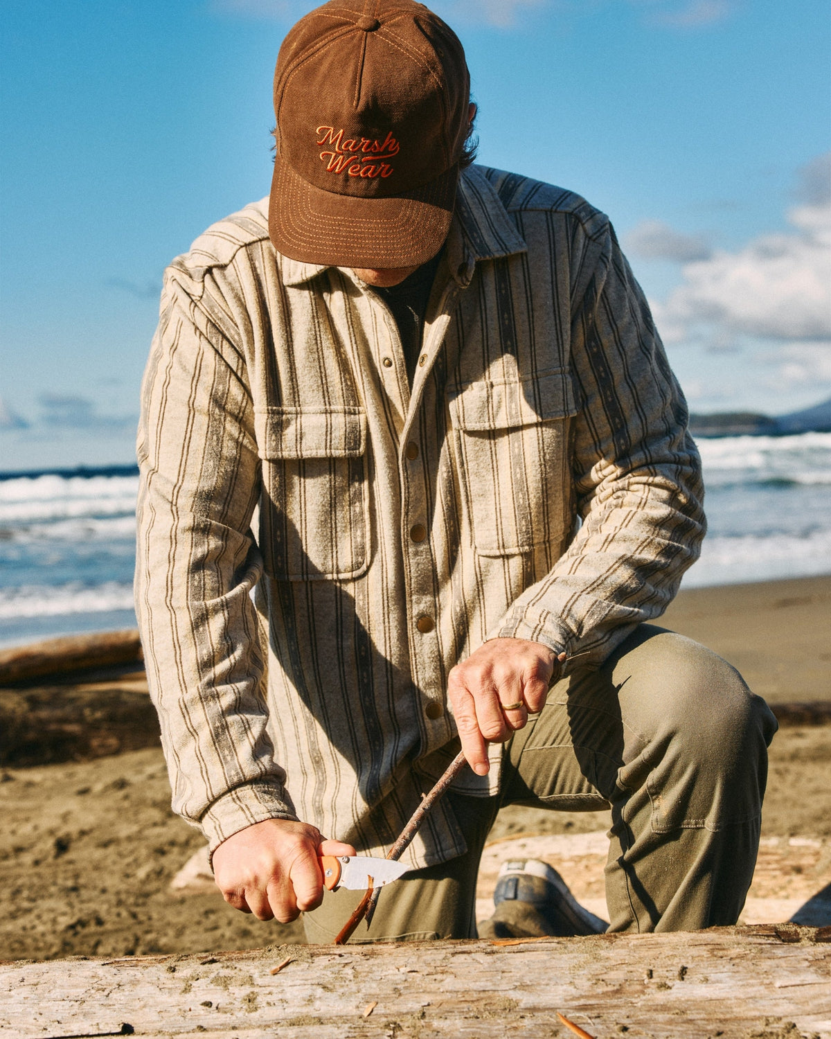 Marsh Wear | Seadrift Overshirt | Castle Wall