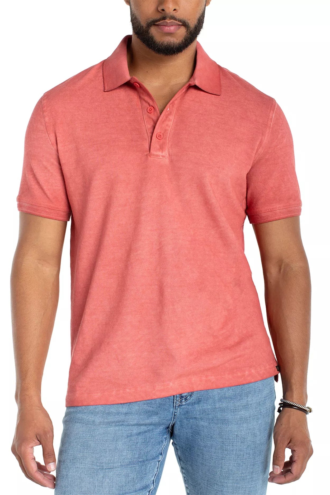 Liverpool Los Angeles | Novelty Rib Polo | Apple