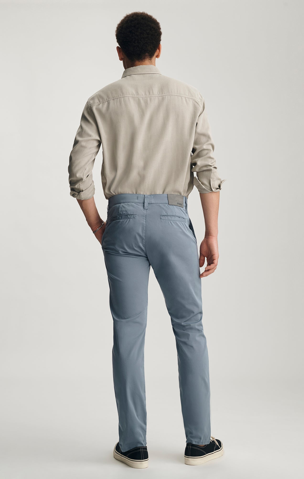 Mavi | Milton Slim Straight Chino | Steel City Smart