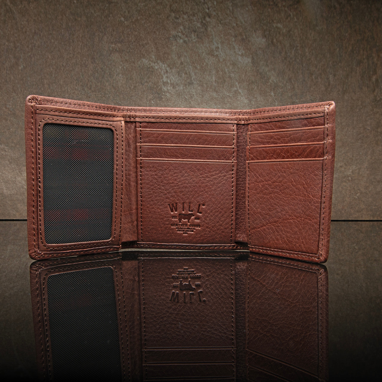 Classic Trifold Wallet - Tan