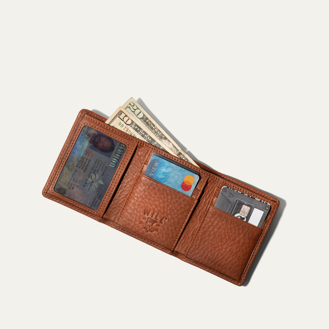 Classic Trifold Wallet - Tan