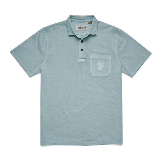 Howler Bros Pilgrimage Polo - Riviera Blue