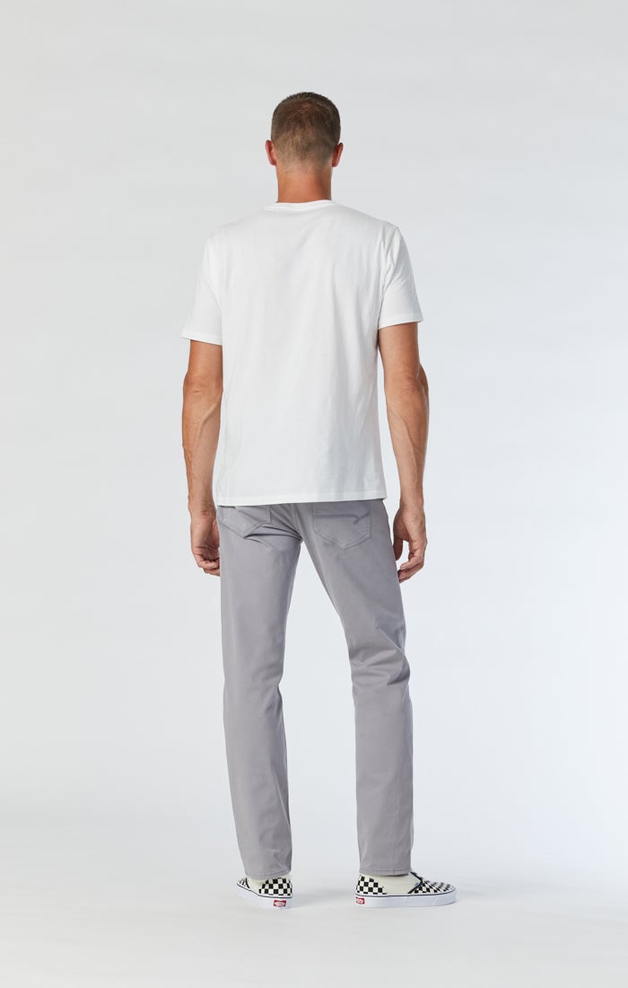 Mavi Zach Straight Leg Jeans | Regular Rise | Graphite Twill
