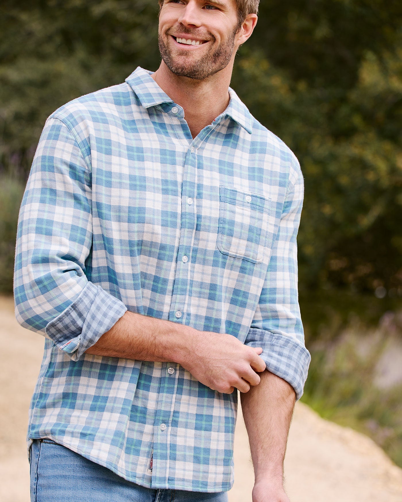 Flag & Anthem | Liburn Double Layer | Blue/White