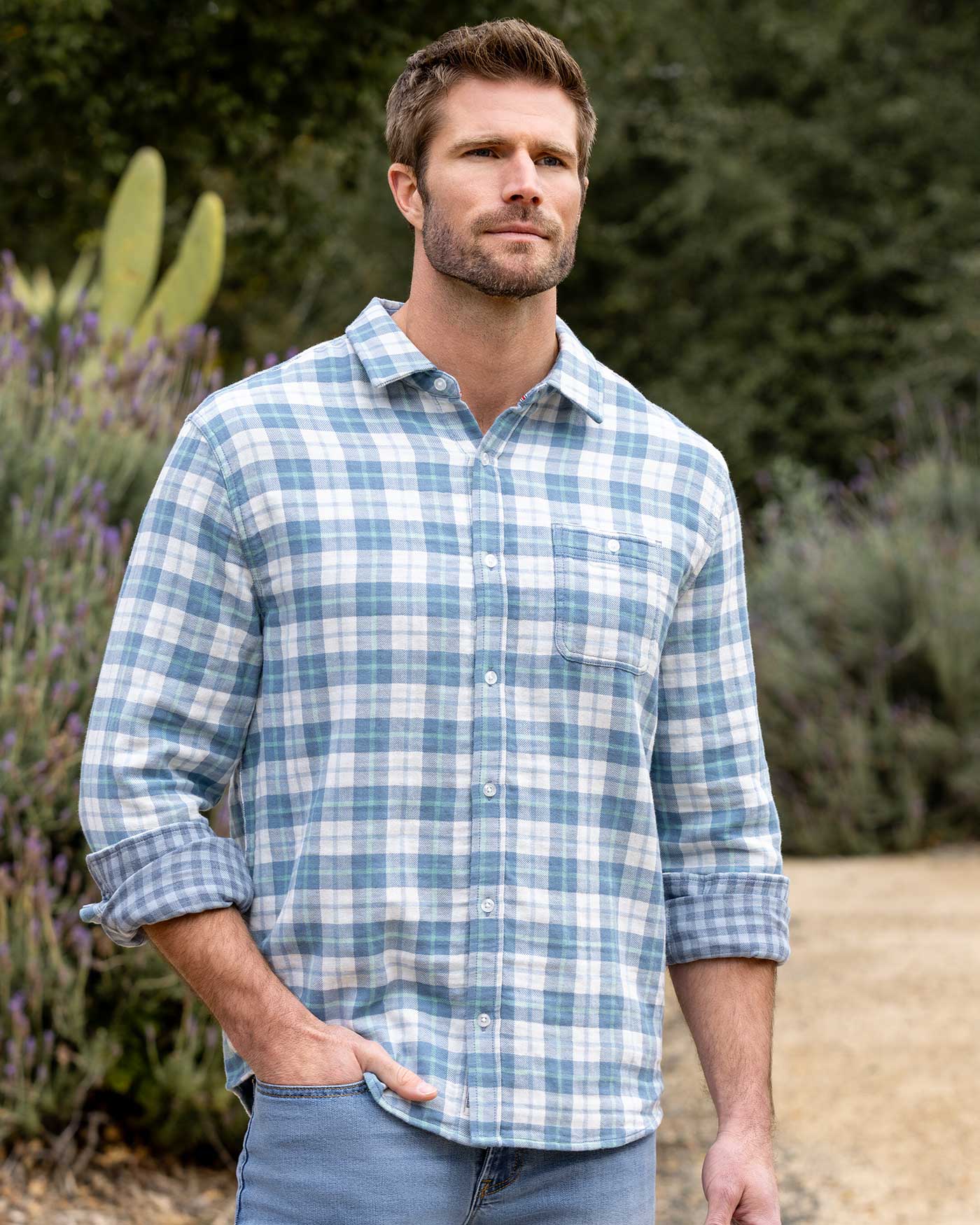 Flag & Anthem | Liburn Double Layer | Blue/White