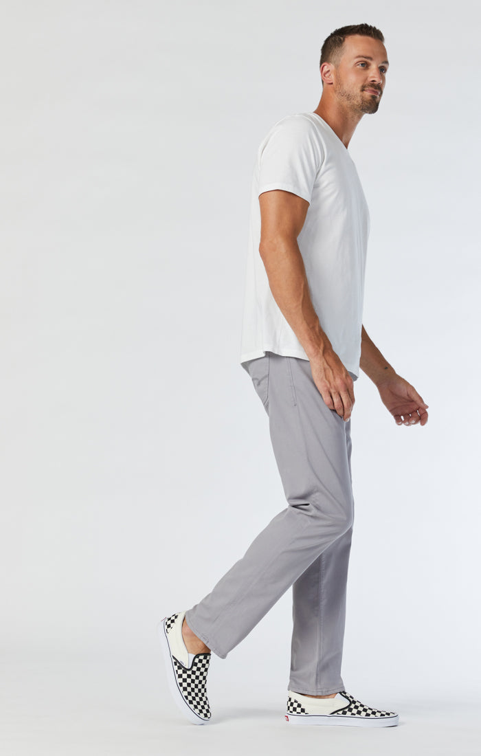 Mavi Zach Straight Leg Jeans | Regular Rise | Graphite Twill