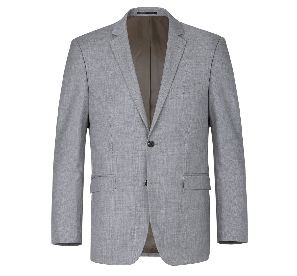 Alessandro Vitello | Super 140's Slim Wool Suit | Light Grey