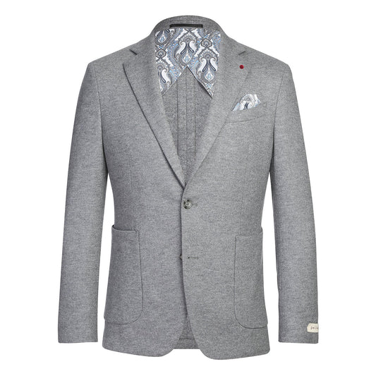 Slim Fit Riserva Jacket - Light Grey Heather PF25-20W
