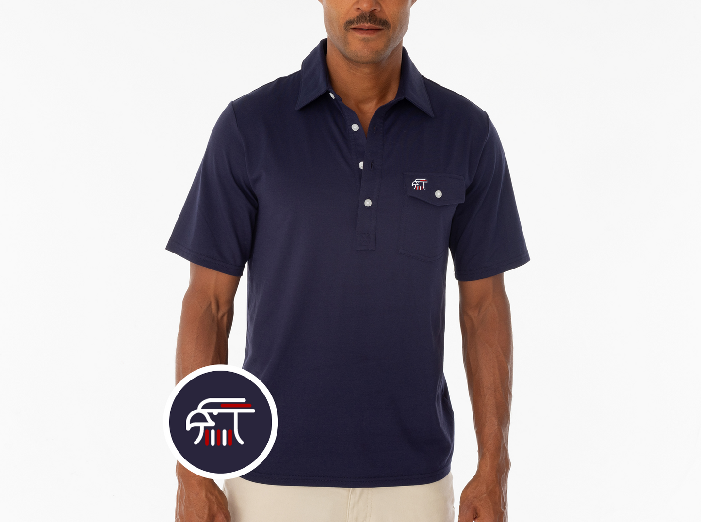 Criquet | Limited Edition "Eagle" Players Shirt | Navy