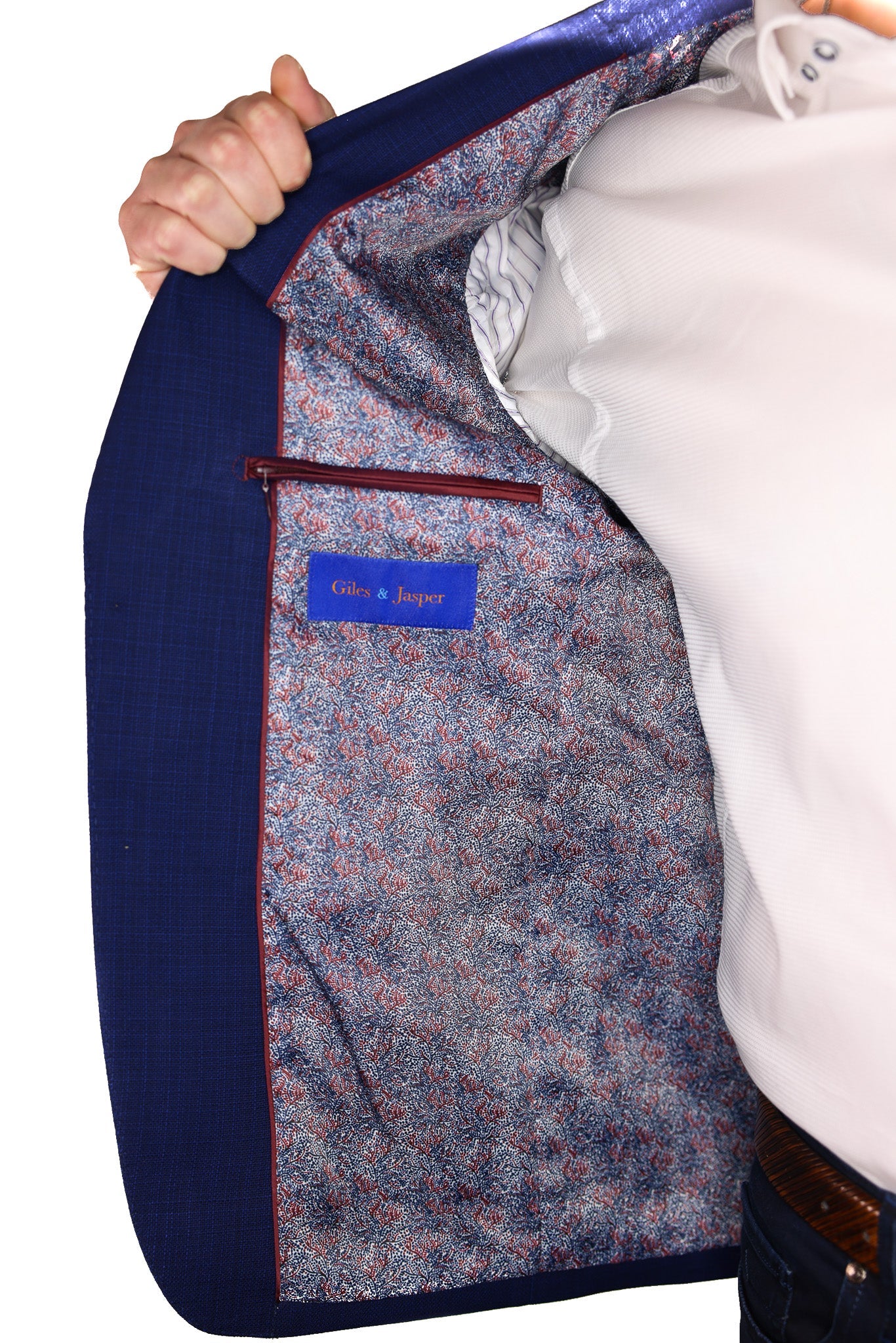 Giles & Jasper Modern Fit Sport Coat - Navy