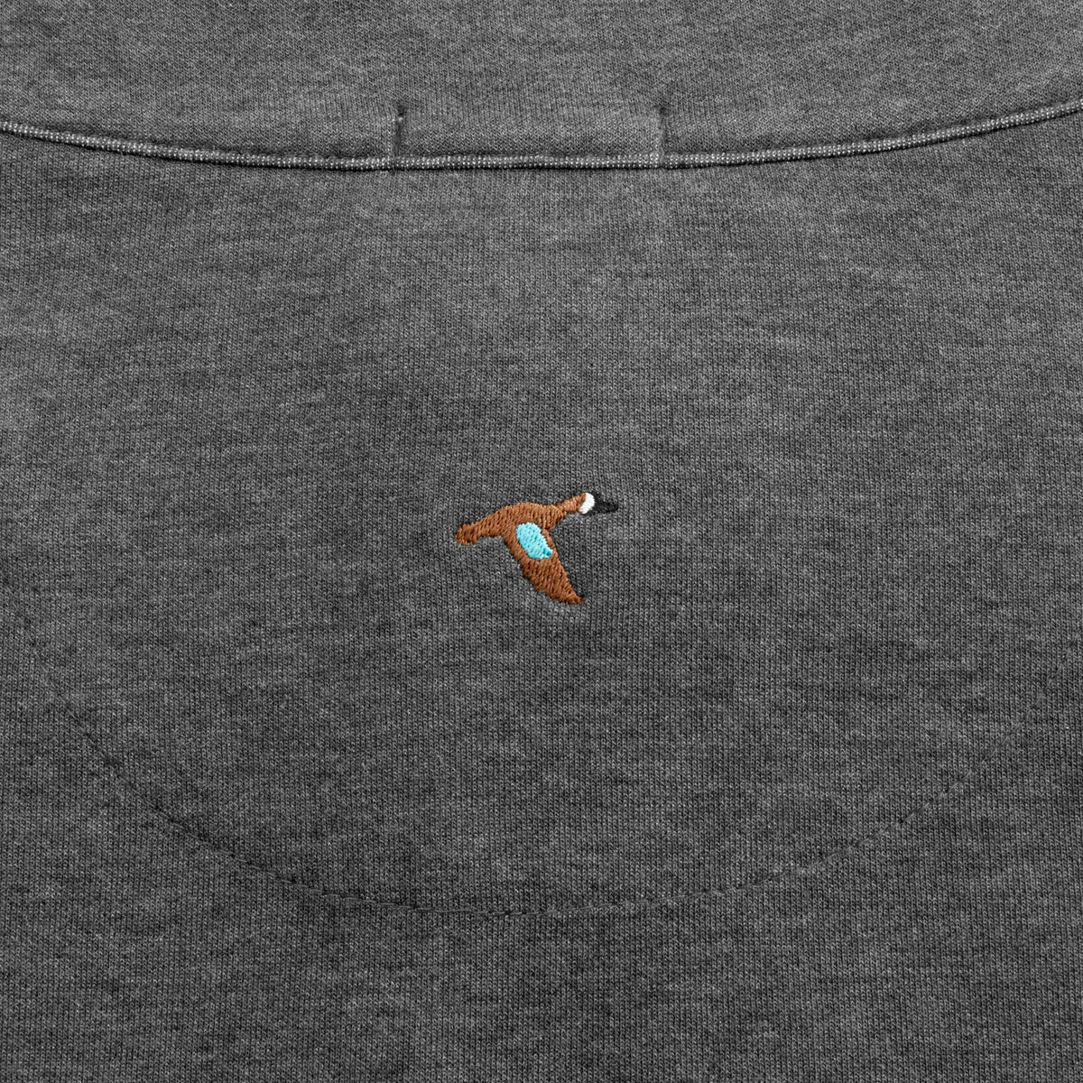 GenTeal | Cotton/Modal Quarter Zip | Charcoal