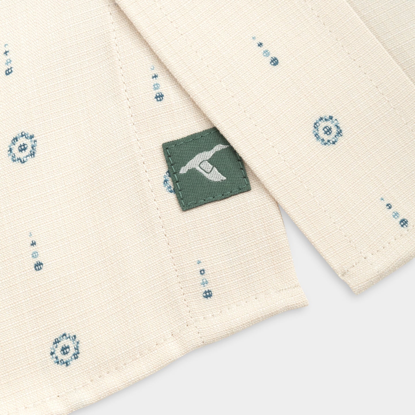 GenTeal Printed Palmas Shirt - Cream