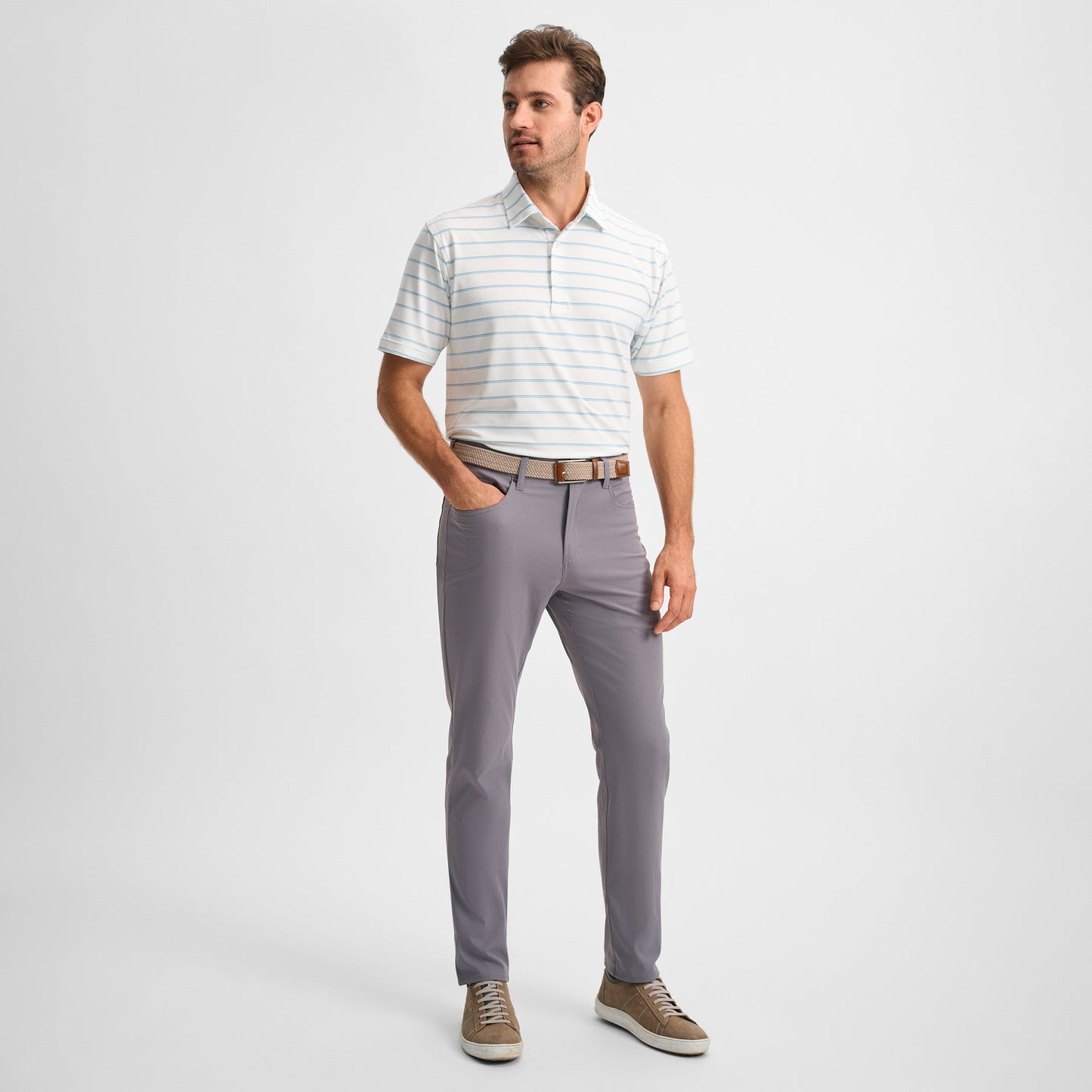 GenTeal Clubhouse Stretch Five Pocket Pant - Charcoal