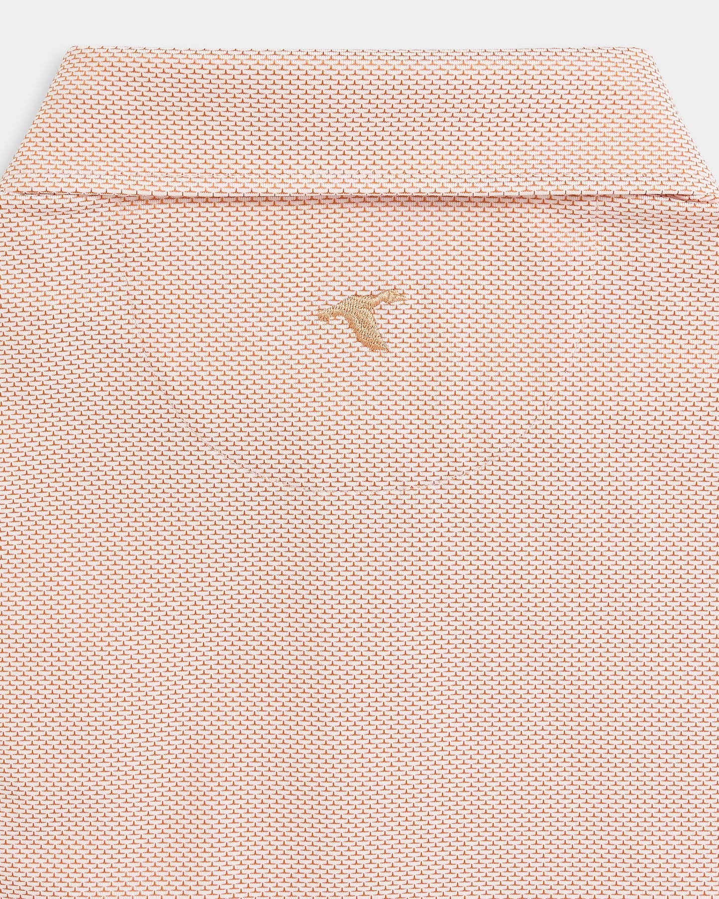 GenTeal Amber Brick Jacquard Polo