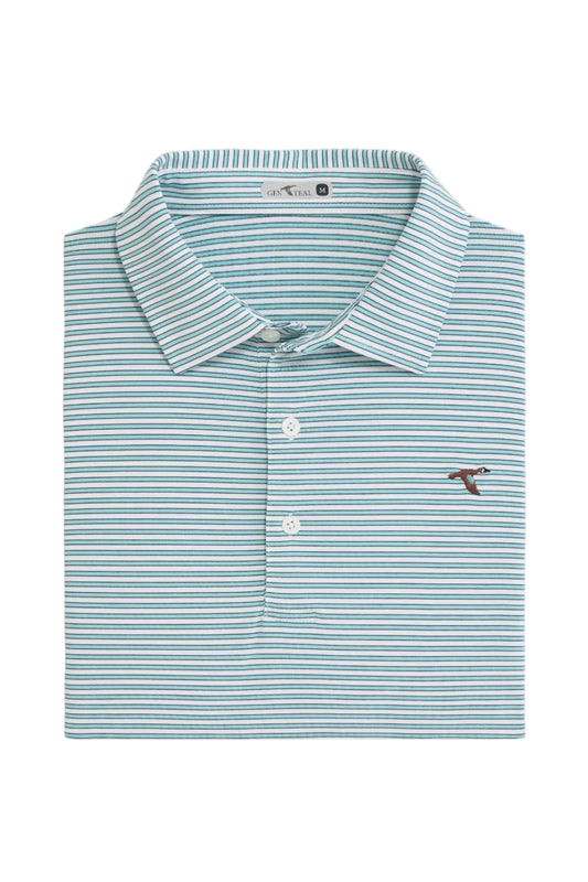 GenTeal Cape Performance Polo - Aqua