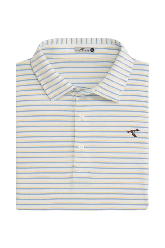 GenTeal Rowland Performance Polo - Golden Haze