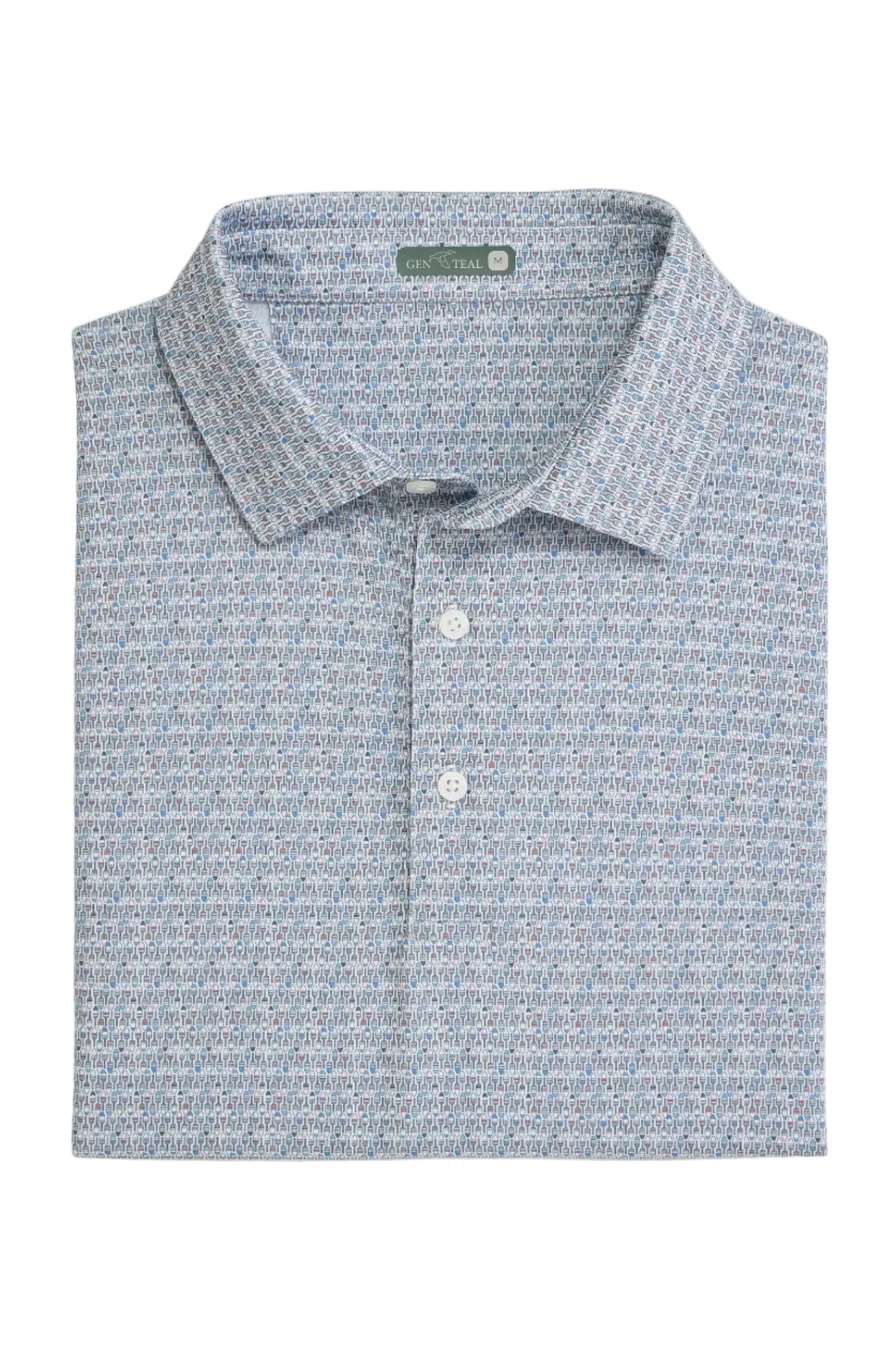 GenTeal Harbor Buoy Performance Polo - Blue