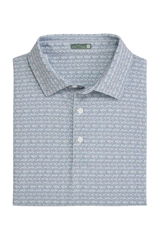 GenTeal Harbor Buoy Performance Polo - Blue