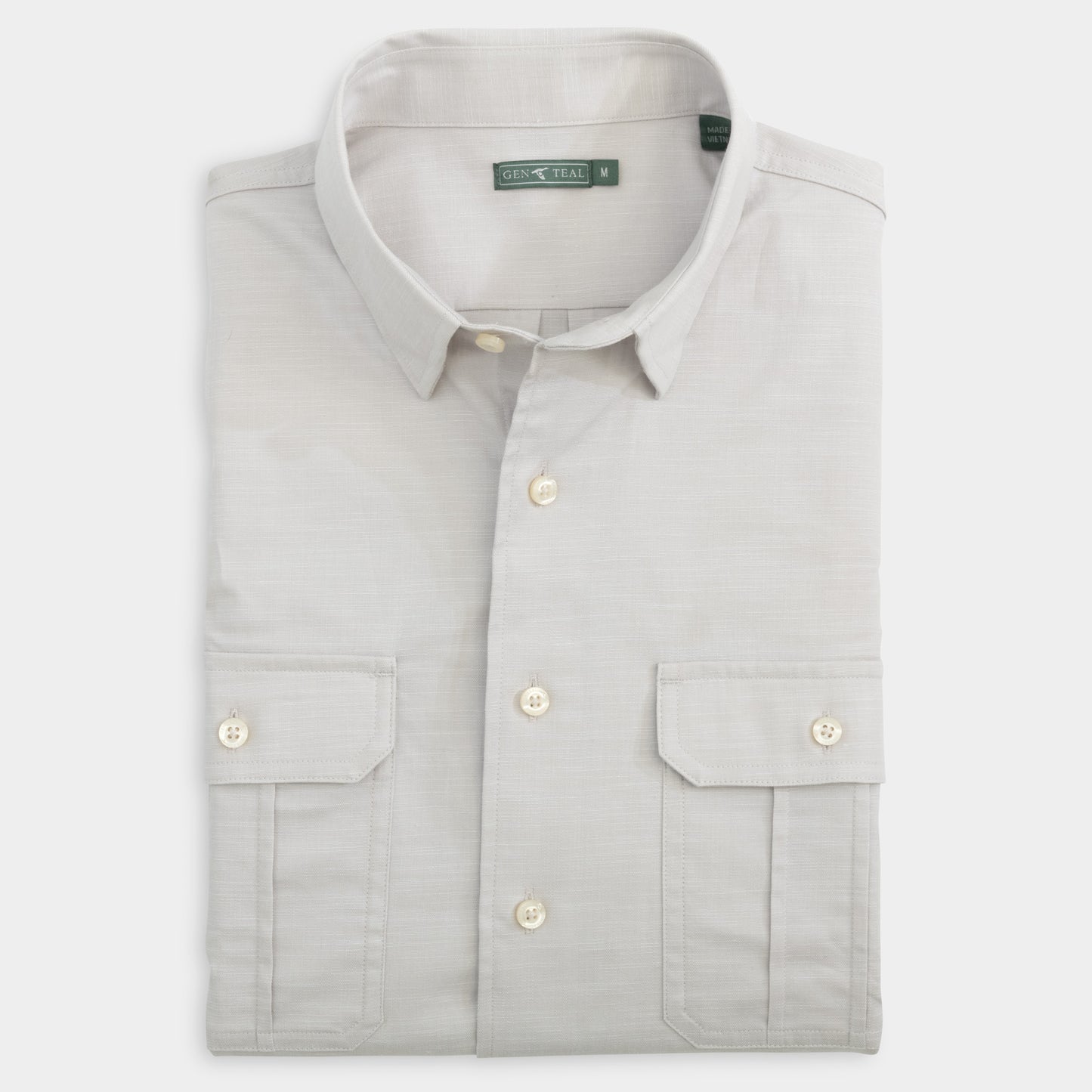 GenTeal Parker Cotton/Tencil Sport Shirt - Quarry