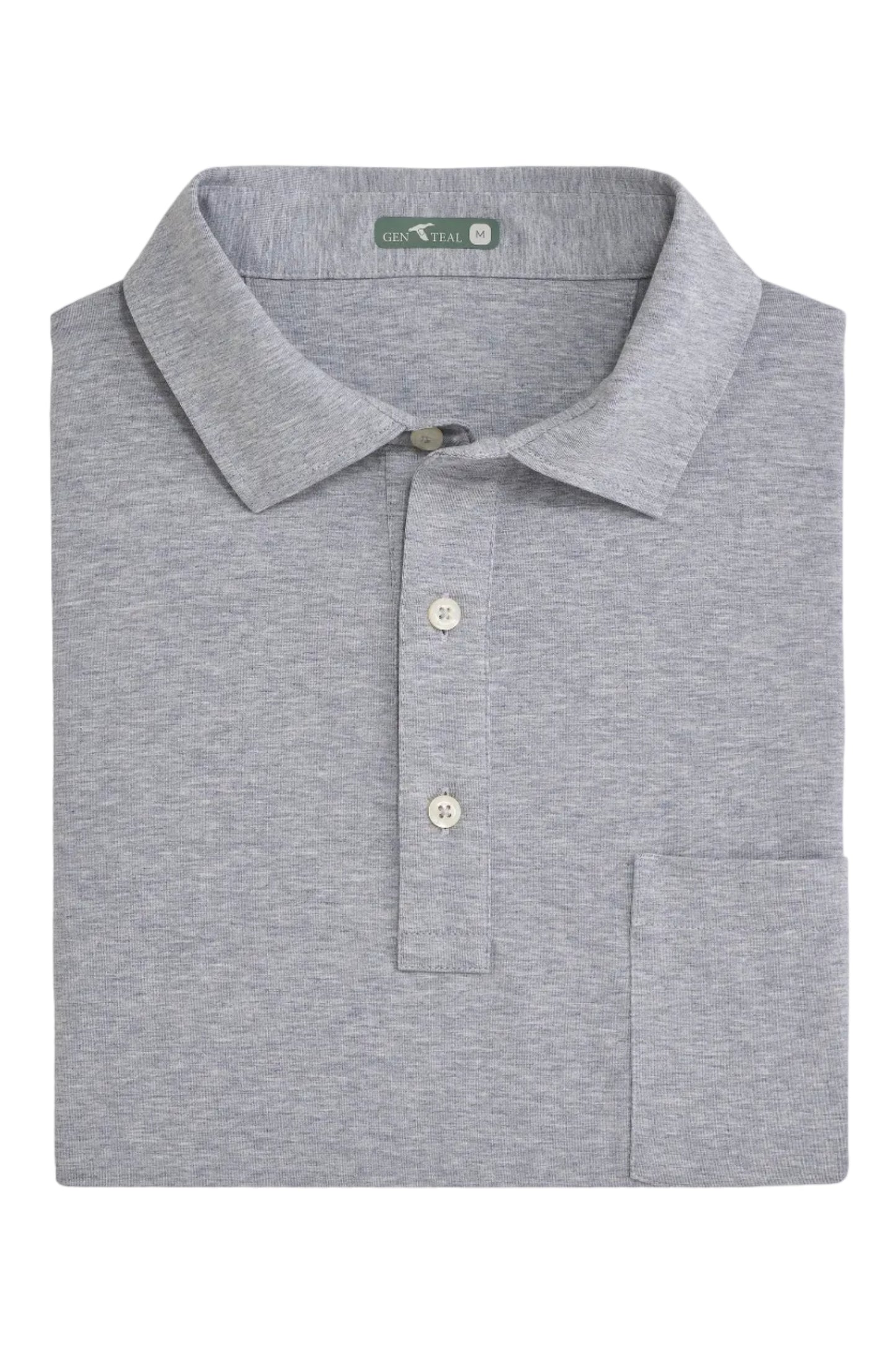 GenTeal Kelley Cotton Blend Polo - Gray