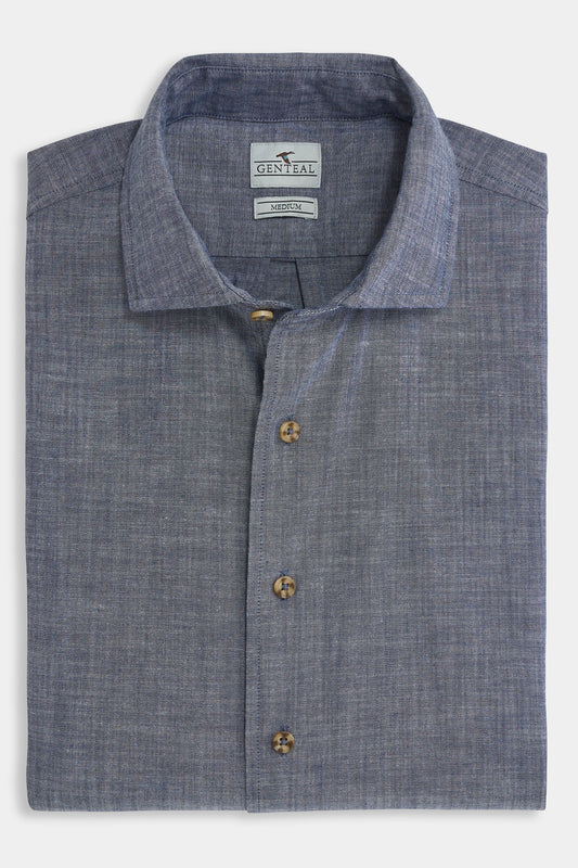 GenTeal Baxter Chambray Sport Shirt - Cornflower
