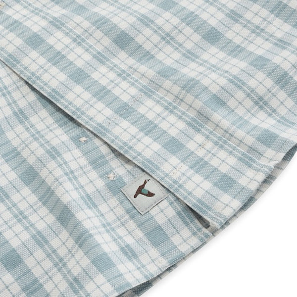 GenTeal | Hudson Royal Oxford Sport Shirt | Stonewash