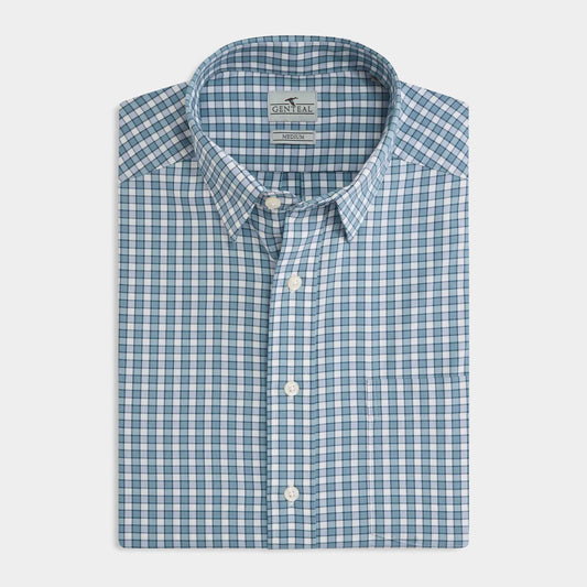 GenTeal | Martins Royal Oxford Sport Shirt | Colonial Blue