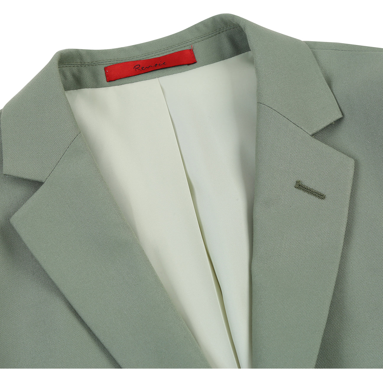 Classic Suit Notch Lapel & Flat Front Pant- Sage 201-12